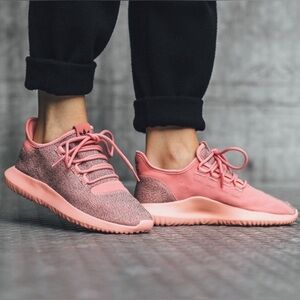 NEW Without Box ADIDAS ORIGINALS TUBULAR SHADOW "RAW PINK" WOMEN'S SIZE 6 BY9740